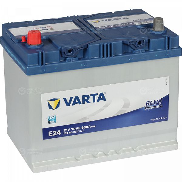 Автомобильный аккумулятор Varta Blue Dynamic 570 413 063 70 Ач прямая полярность D26R в Москве